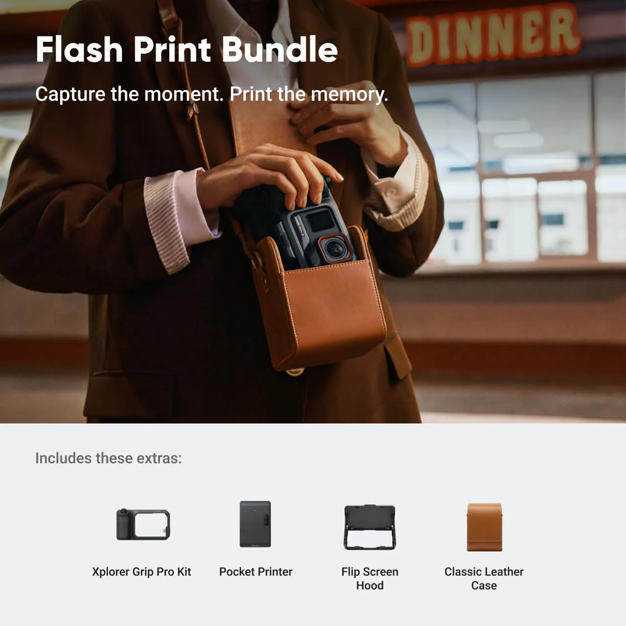 Insta360 Ace Pro 2, Flash Print Bundle