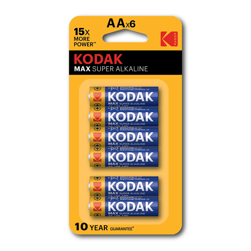 Kodak Max Alkaline AA Battery
